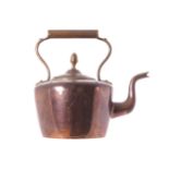 GEORGIAN COPPER AND BRASS KETTLE27 cm. high; 27 cm. wide; 19 cm. deep