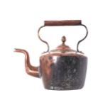 ANTIQUE COPPER KETTLE22 cm. high; 23 cm. wide; 13 cm. deep