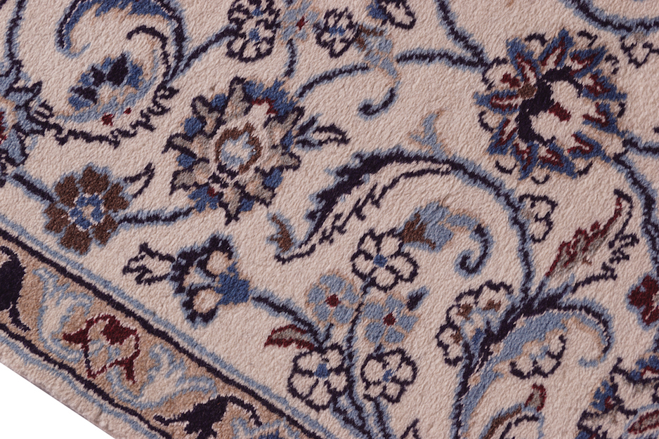 NAIN PERSIAN RUNNER on ivory ground, with all over design, and beige border 66 x 284 cm. - Image 3 of 4