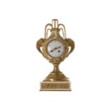 NINETEENTH-CENTURY ORMOLU AND MARBLE MANTLE CLOCK signed Kinable, Paris, of spherical form with