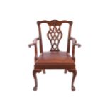 WITHDRAWN: SET OF TEN IRISH NINETEENTH-CENTURY MAHOGANY DINING CHAIRS