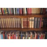 THREE SHELVES OF ASSORTED BOOKS