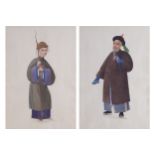 PAIR OF CHINESE PICTURES