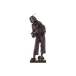 EUTROPE BOURET (1833-1906)Au Clair de la LuneSigned nineteenth-century bronze sculpture48 cm.