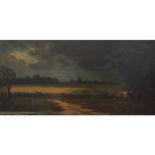 ATTRIBUTED TO CHARLES LINFORD (AMERICAN, 1846-97)Landscape with cattle Oil on canvasInitialled