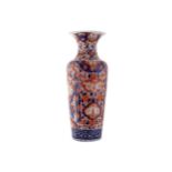 LARGE NINETEENTH-CENTURY JAPANESE IMARI VASEwith a tapered body below a trumpet neck61 cm. high;