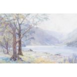 GLADYS WYNNE (1876-1968)Upper lake, Glendalough Watercolour28 x 46 cm.