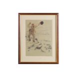 EDITH SOMERVILLE,(1858-1949)Slipper Colour print30 x 22.5 cm.