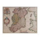 WILLEM JANSZOON BLAEU (DUTCH, 1571-1638)Map of Ireland (Hibernia Regnum Vulgo Ireland) Hand-coloured