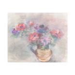 STELLA STEYN (1907-87)Roses in vase Oil on canvas38 x 43 cm.