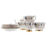 ROYAL TARA TEA SERVICEComprising: teapot, 2 cups, 2 saucers and 2 side plates