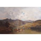 ALFRED DE BREANSKI, SR. (ENGLISH, 1852-1928)Llyn Gwynant, WalesOil on canvasSigned lower-