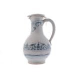 EARLY EIGHTEENTH-CENTURY DELFT CREAM JUG14 cm. high