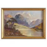 FRANCIS E. JAMIESON (1895-1950)Sunshine on the lough Oil on canvas40.5 x 61 cm.