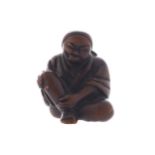 EARLY NINETEENTH-CENTURY JAPANESE BOXWOOD NETSUKE3 cm. high