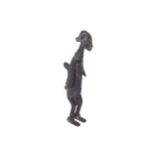 AFRICAN SCHOOL EARLY TWENTIETH-CENTURY Bronze sculpture of a mother and child 27 cm. high