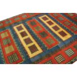 DESIGNER HANDWOVEN RUG Provenance: The Robinson Collection 227 x 210 cm.