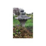 JAPANESE GARDEN STONE SCULPTURE in the form of a pagoda Provenance: The Robinson Collection