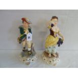 Derby SH porcelain figures - Autumn and Winter (2)