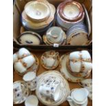 Sundry bone china - tea cups, saucers,