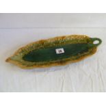 Majolica cucumber plate