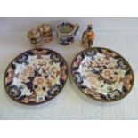 Derby Imari plates,