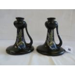 Shelley Lucky Heather candle holders (2)