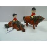 Beswick 'Norman Thelwell' figures (2)