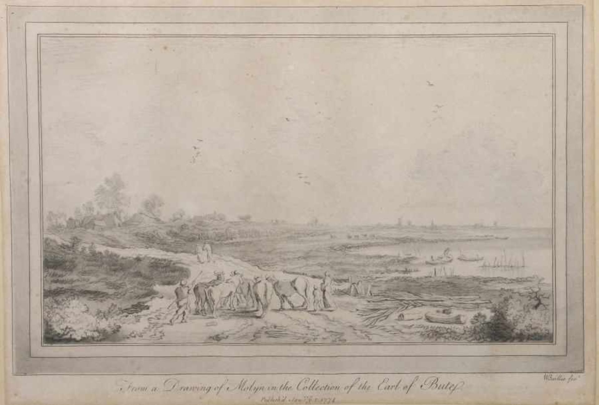 Baillie, William Killbride 1723 - 1810 London, englischer Radierer und Kunsthändler. 2 - Image 2 of 3