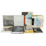 Konvolut Architektur-Bücher 10-tlg. u.a. best. aus: Frank Lloyd Wright, Usonien, Berlin Mann,