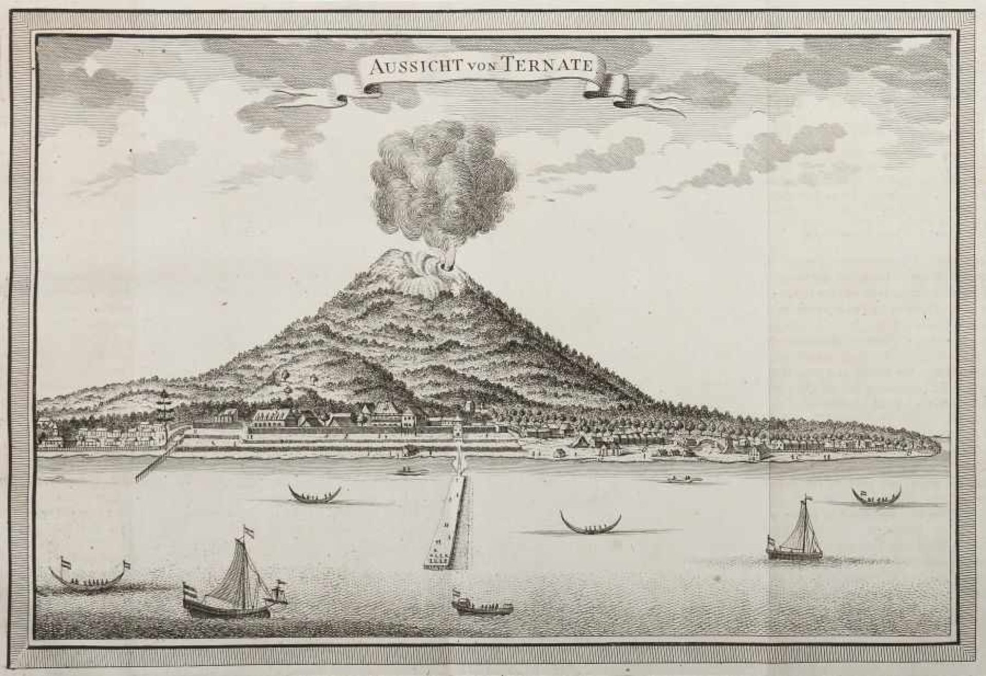 Bellin, Jaques-Nicolas, nach 1703 - 1772. 6 Karten und Ansichten Indonesien, 1x "Karte von den an - Image 6 of 7