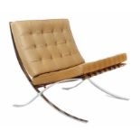 Rohe, Ludwig Mies van der Aachen 1886 - 1969 Chicago. Barcelona Chair, Entwurf: 1929, Ausführung: