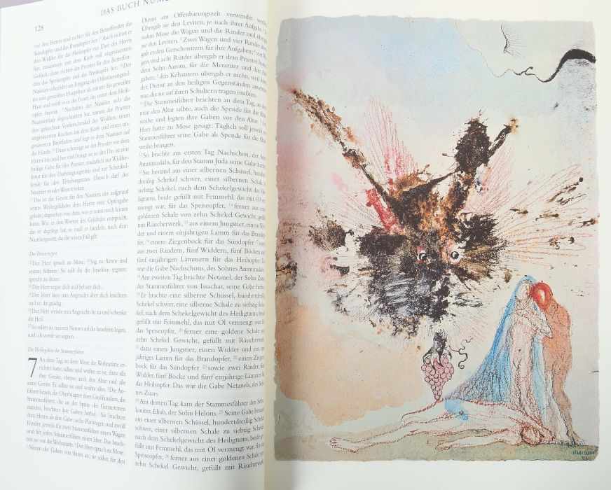 Dali, Salvador (Illustr.) Die Bibel, Gesamtausgabe in der Einheitsübersetzung illustriert mit dem - Image 3 of 3