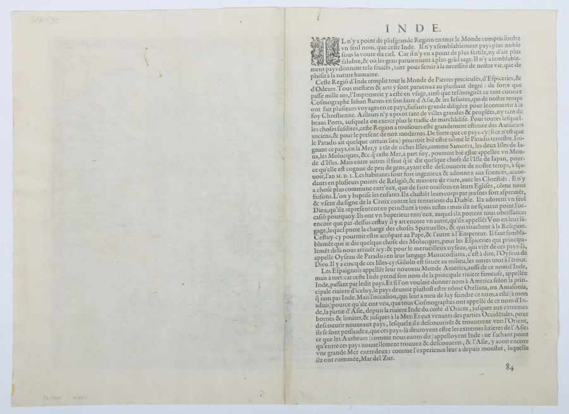 Ortelius, Abraham Antwerpen 1527 - 1598 ebenda, Kartograph und Geograph. "Indiae Orientalis - Image 3 of 3