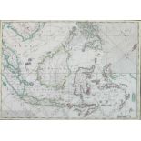 Bonne, Rigobert, attr. 1727 - 1795. "Indes, IVe. Feuille", umfasst u.a. die Inseln, Borneo, Java,