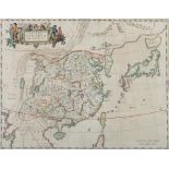 Blaeu, Joan 1599 - 1673. "Imperii Sinarum, nova descriptio", umfasst China, Japan und Korea, oben