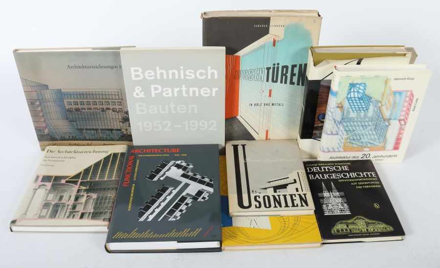 Konvolut Architektur-Bücher 10-tlg. u.a. best. aus: Frank Lloyd Wright, Usonien, Berlin Mann, - Image 2 of 2