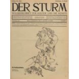 Der Sturm Wochenschrift für Kultur und die Künste, hrsg. v. Herwarth Walden. Titelseite der Nr. 34