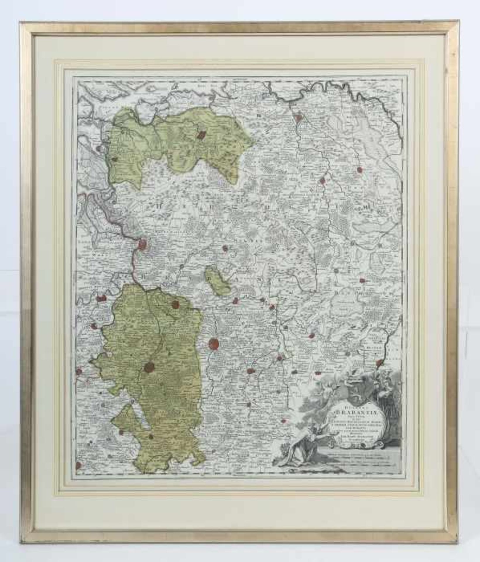 Homann, Johann Babtist Oberkammlach 1664 - 1724 Nürnberg, war ein deutscher Kartograph, Verleger, - Image 2 of 2