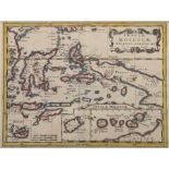 Sanson d'Abbeville, Nicolas 1600 - 1667. "Insulae Moluccae, Celebes Gilolo & C.", die Molukken