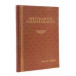 60 Jahre Stuttgarter Strassenbahnen 1868-1928 Stuttgart, 1928, mit mehrfach gefalteter