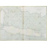 Mannevillette, Jean Baptiste, nach 18. Jh.. "Carte de l'Isle de Java, avec les Isles de Banca, de