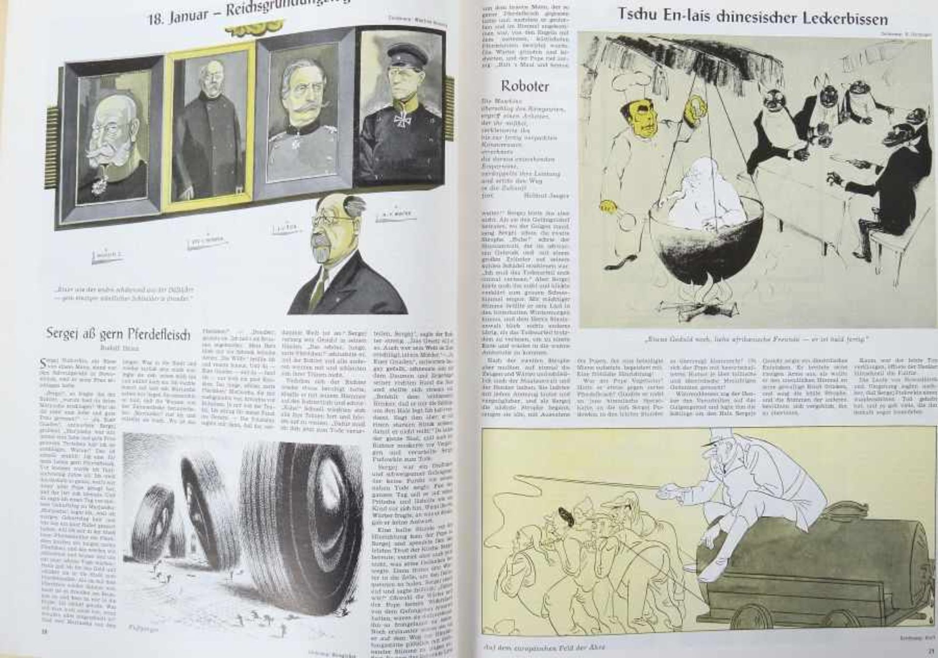 6 Bücher Simplicissimus satirische Wochenschrift, begründet von Albert Langen und Th. Th. Heine, - Bild 3 aus 3