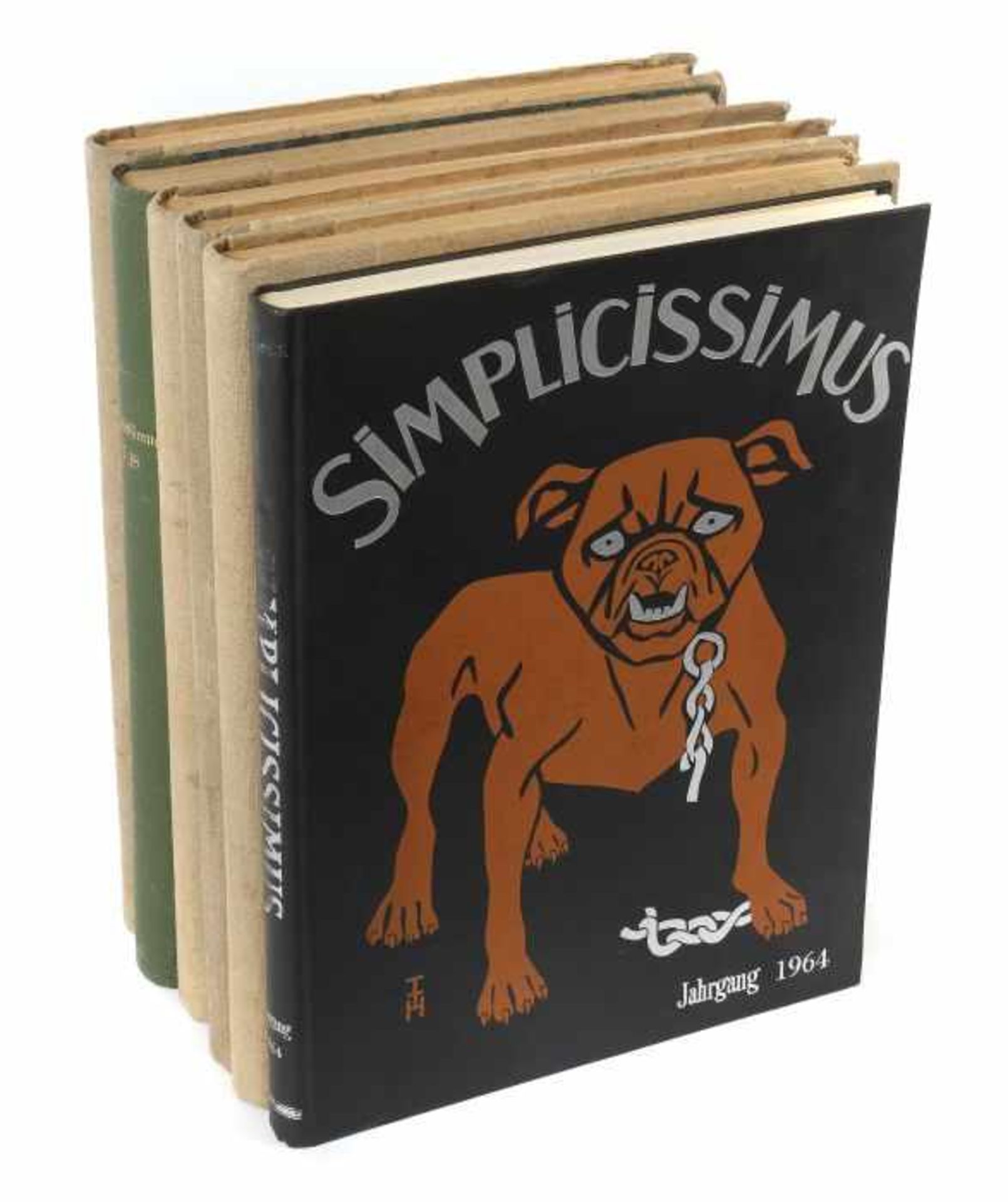 6 Bücher Simplicissimus satirische Wochenschrift, begründet von Albert Langen und Th. Th. Heine, - Bild 2 aus 3
