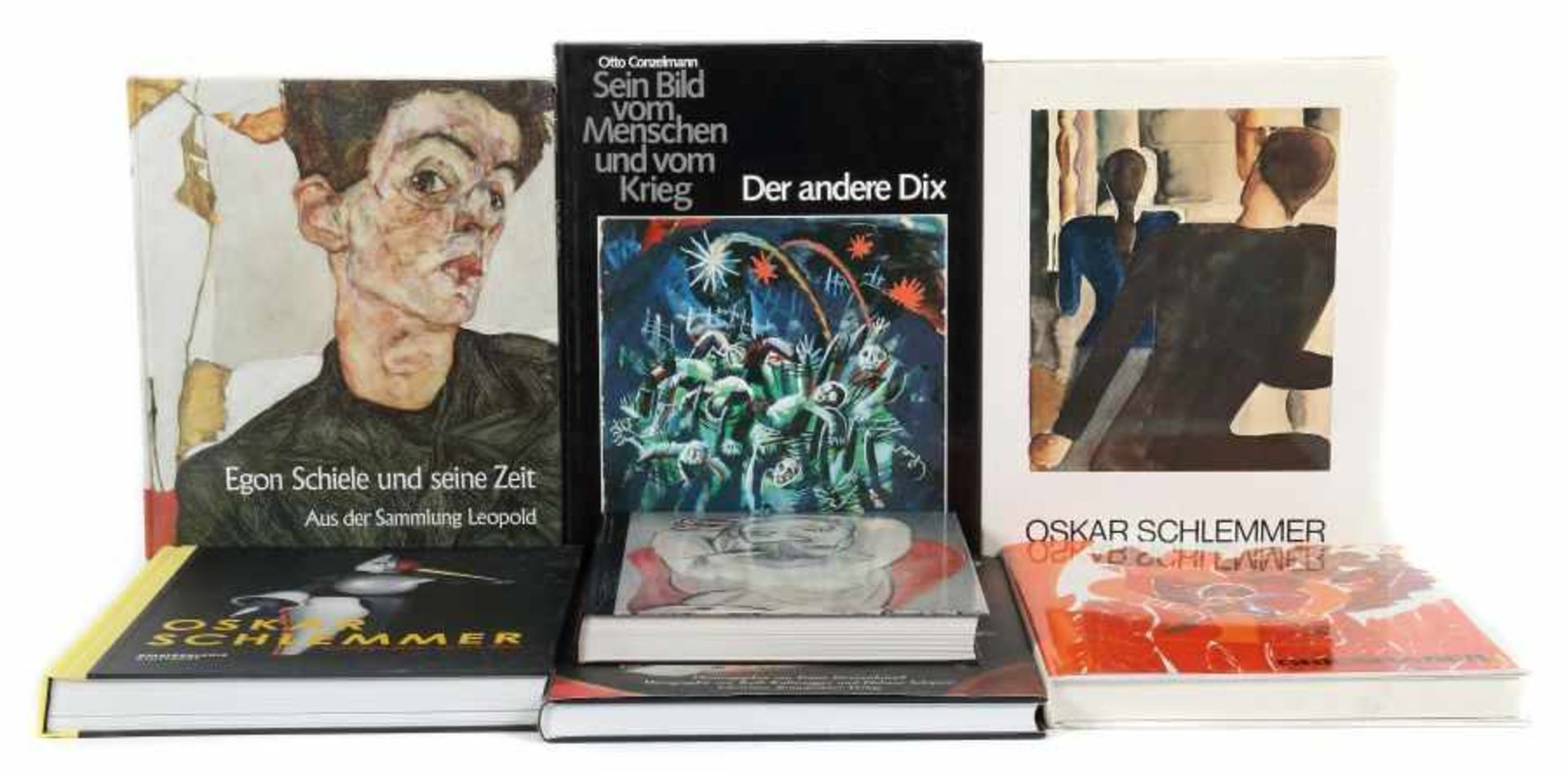 Konvolut Kunstbücher 7-tlg. best. aus: Maur, Oskar Schlemmer, Prestel, 1982; Conzelmann, Der