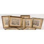 LOT VON 11 ALTEN ENGLISCHEN STICHEN A LOT OF 11 OLD ENGLISH ENGRAVINGS