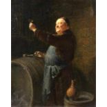 GRÜTZNER, EDUARD VON Groß-Karlowitz/Schlesien 1846 - 1925 München Kellermeister bei der Weinprobe.