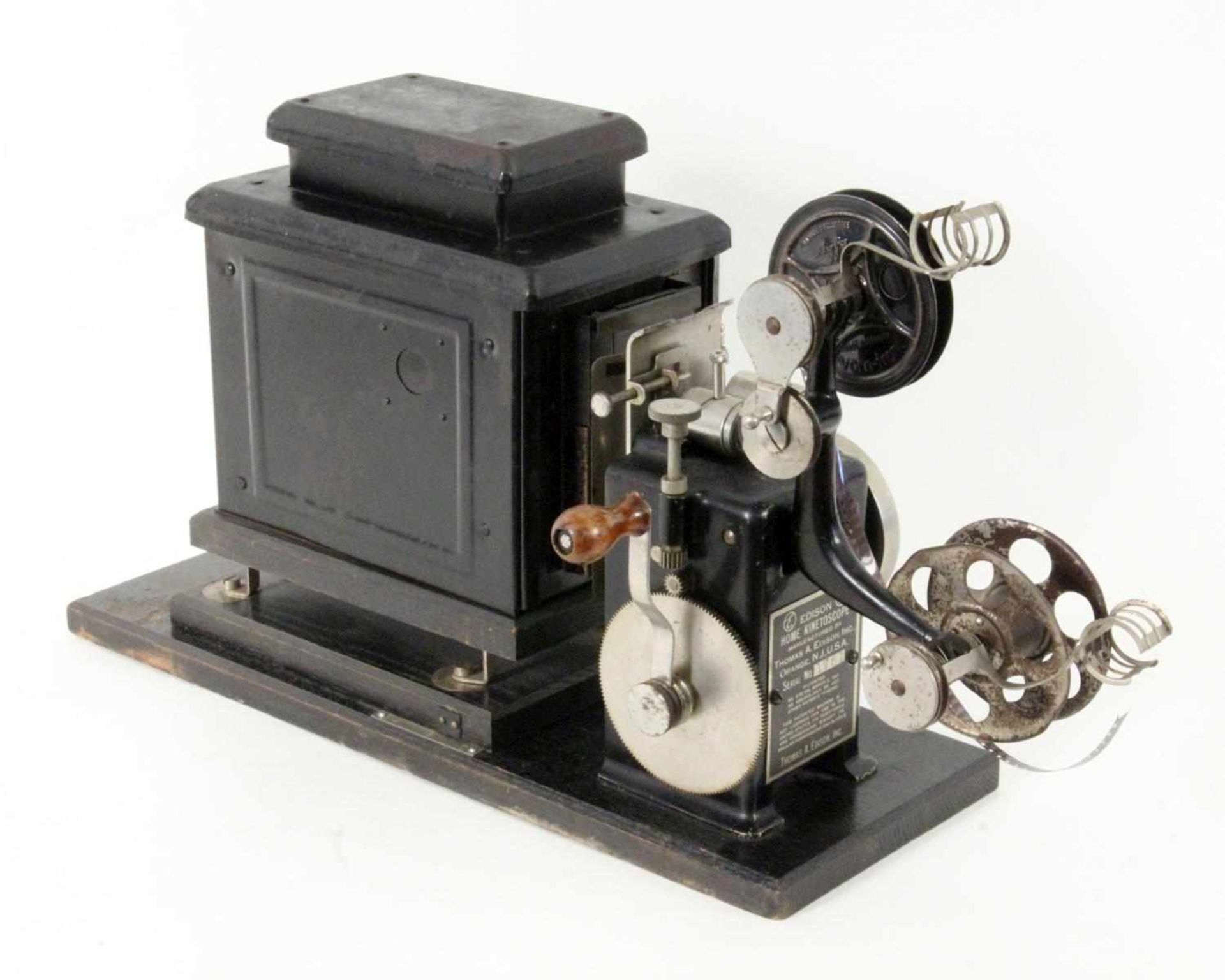 EDISON HOME KINETOSCOPE Thomas A. Edison Inc., Orange, NY, USA um 1912 22mm Filmprojektor, - Bild 3 aus 4