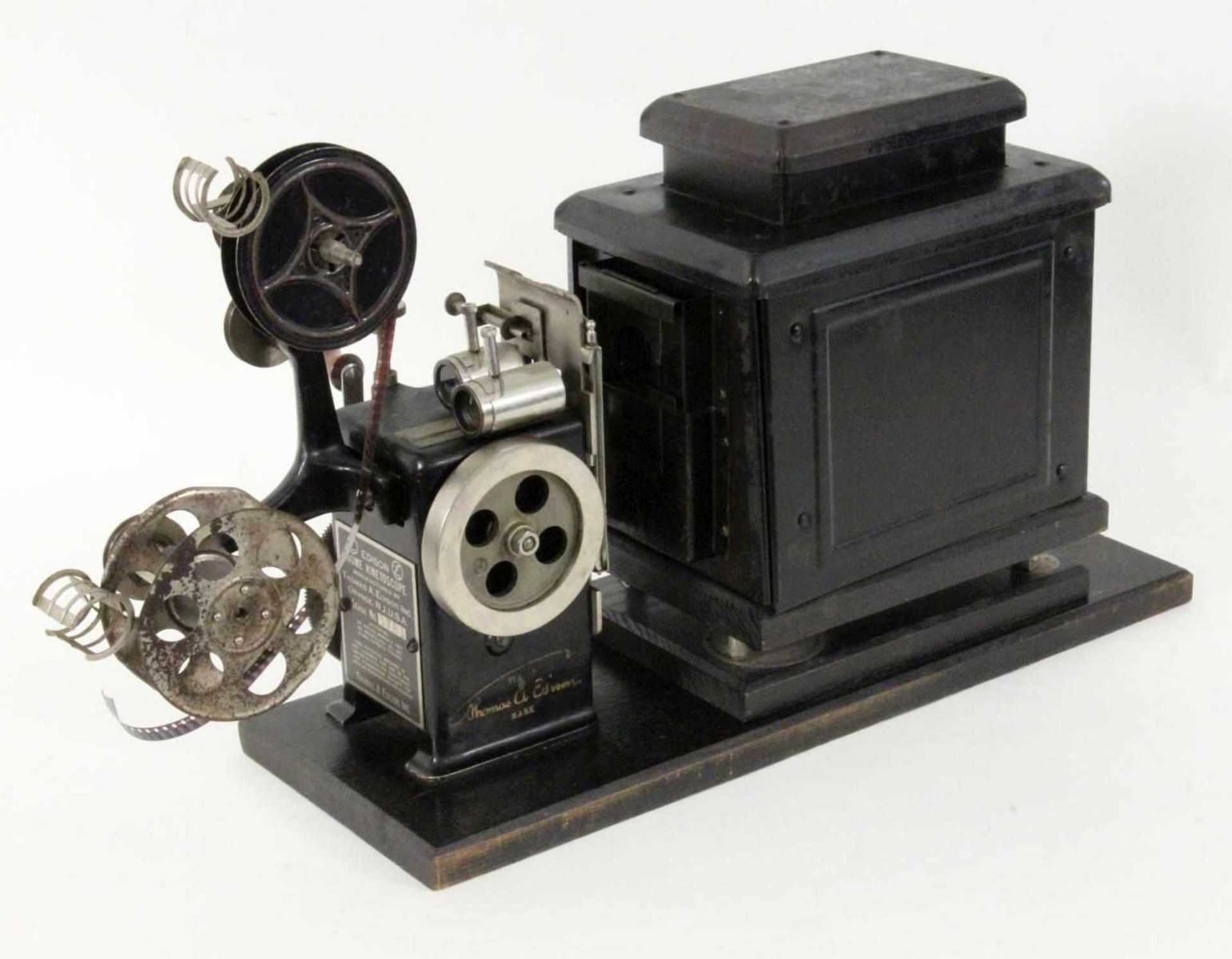 EDISON HOME KINETOSCOPE Thomas A. Edison Inc., Orange, NY, USA um 1912 22mm Filmprojektor,
