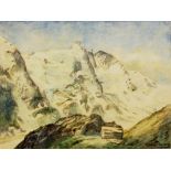 COMPTON, EDWARD HARRISON Feldafing 1881 - 1960 Hochgebirge. Aquarell, signiert und bez.: München.